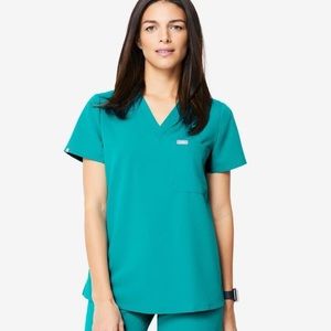 Figs Limited Edition Teal Scrub Top